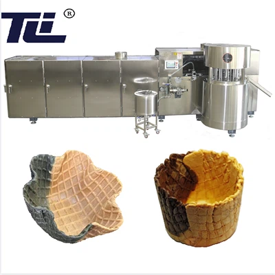 Linka na zpracování vaflových pohárů